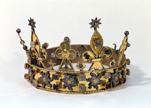 フランスのフィリップの葬祭冠（1342-1404）1404（金、真珠、宝石） 作： French School
