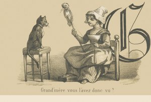 G：おばあちゃん、あなたは彼を見ましたか？ 作： French School