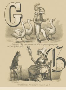 G：Fouilly-les-Oies消防士のGrinchu（Mr。）司令官- Grand&39;Mereあなたは彼を見ましたか？ 作： French School