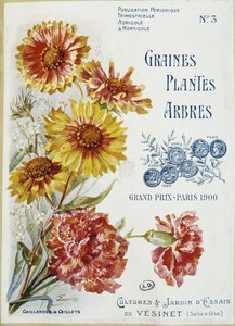 ガイラルドとカーネーション - 雑誌『Seeds Plants Trees』第3号の表紙 作： French School