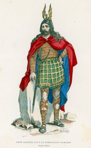 ローマ支配中のガリアの首長 作： French School