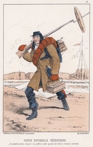Garde Nationale Sedentaire (カラー・エングレービング) 作： French School