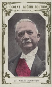 Gaston Doumergue（カラー写真） 作： French School