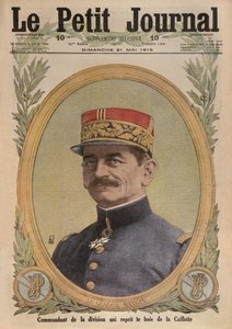 チャールズマンジャン将軍、ルプティジャーナルの表紙イラスト、補足イラストレーター、1916年5月21日 作： French School