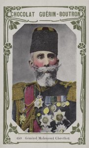 将軍Mahmoud Chevfket（カラー写真） 作： French School