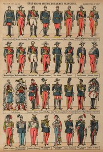 フランス陸軍参謀本部（カラー図版 作： French School
