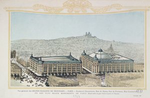パリのデパートプランタンの概観、1911年