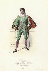 フランスのヘンリー3世治世の紳士 作： French School