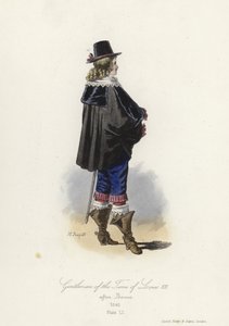 フランスのルイ13世時代の紳士 作： French School