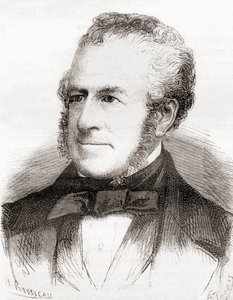 ジョージ・リチャーズ・エルキントン、1870年頃に出版された『Les Merveilles de la Science』より（エングレーヴィング） 作： French School