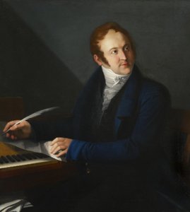ジョアッキーノアントニオロッシーニ、1824年頃 作： French School