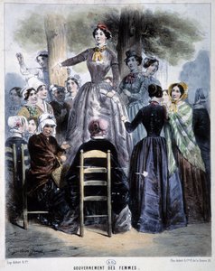 女性の政府、1848年の革命 作： French School