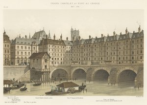Grand Chatelet and Pont au Change、1647-1788 作： French School