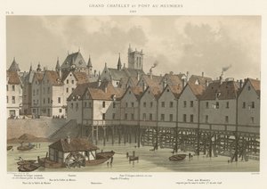 グランドシャトレーとポンオームニエ、1580年 作： French School
