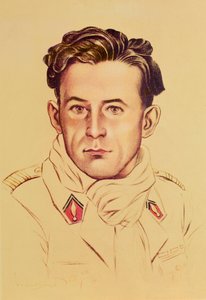 1912年10月6日、ルプティジャーナルの表紙、フランス連隊をレビューするロシアの大公アナスタシアミハイロヴナ（1860〜1922年） 作： French School