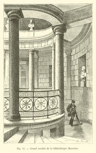 マザリン図書館の大階段 作： French School
