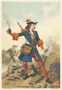 1670年の擲弾兵 作： French School