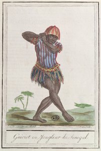 セネガルのグリオまたはミンストレル、1796 作： French School
