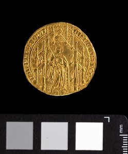 エドワード「黒太子」のガイエンノワドール、1362-72 作： French School
