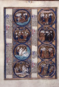 Harley 1527、f.91 セントポールの難破船 (ベラム) 作： French School