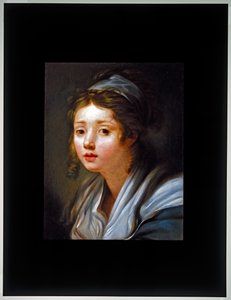 少女の頭部, 未発表 作： French School