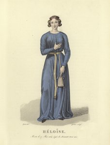 Heloise dArgenteuil、フランスの修道女、学者、修道院長 作： French School