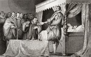 アンリ3世（1551〜89年）は、1840年に出版されたコラートの「フランスの歴史」から、ベアネイ（1553年〜1610年）を後継者と命名 作： French School