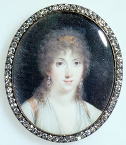 アンリエットルーシーディロン（1770-1853）トゥールデュパンドゥグーベルネ伯爵夫人、1802年頃（象牙のトイレ） 作： French School