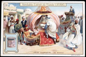 モロッコでの新婚生活 - chromo.リービッヒ、V.1895 作： French School