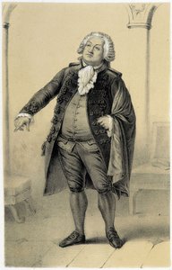ミラボー伯爵オノレ・ガブリエル（Honore-Gabriel）リケティ（1749-1791）-アルベール・モーランの「フランス革命の歴史ギャラリー」にて 作： French School