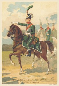 ホースハンター、1804年の将校 作： French School