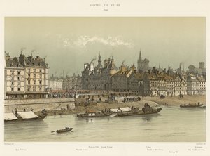 市庁舎、1740 作： French School
