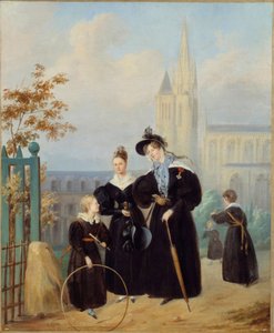 レジオン・ドヌール教育院 無名の絵画。19世紀パリ、レジオン・ドヌール美術館 作： French School