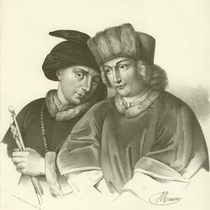 Hubert（1366-1426）とJan van Eyck（1370-1441）、フランダースのアーティスト 作： French School