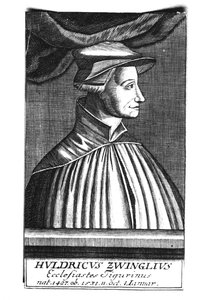 フルドリッチツヴィングリ（1484-1531） 作： French School