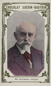 Huysmans、作家（カラー写真） 作： French School
