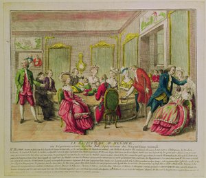 フランツ・アントン・メスマーとの催眠術セッション（1734-1815）1784 作： French School