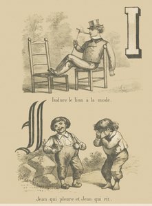 IJ：トレンディなライオン-ジョンが泣いてジョンが笑っているイシドール 作： French School