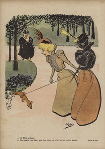 Le Rire』のイラスト（カラーリトグラフ）