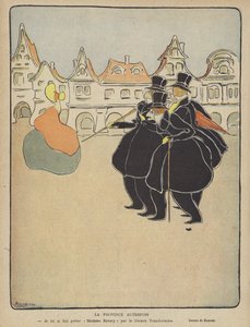 Le Rire』のイラスト（カラーリトグラフ）
