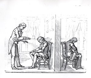 デュポテスのイラストは動物の磁性に取り組んでいます1863 作： French School