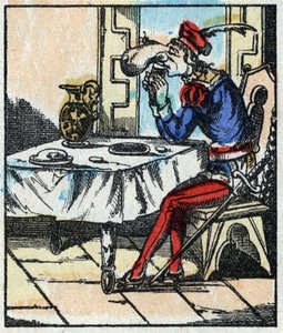 物語「グラン・フランドルの冒険」の挿絵 木版画 Imaging Pellerin - Epinal, sd.19世紀後半の作品。 作： French School