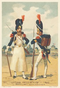 1810年のインペリアルガード、サップ、擲弾兵 作： French School