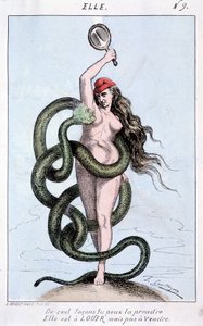百歩譲って、レンタルであっても、売り物ではありません（Thiers en serpent surrounds Marianne）。 作： French School