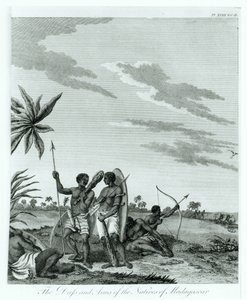 カウントベニョウスキーによる回想録と旅行の第2巻から1790年に出版されたマダガスカルの住民 作： French School