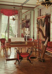 皇后ジョセフィーヌ音楽室のインテリア 作： French School