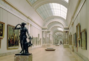 グランデギャラリー、16〜19世紀の内部ビュー 作： French School