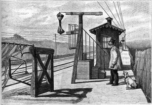 1884年にポン・シュル・セーヌで、モンスール・コシェリ（郵便電信大臣）によって発足したものです。雑誌 "La jeunesse "に掲載された図版 作： French School