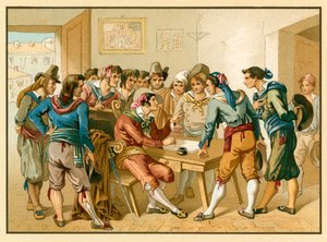 イタリアの衣装 作： French School