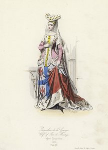 ジャクリーン・ド・ラ・グランジュ、フランスのグランドマスター、ジャン・ド・モンタギューの妻 作： French School